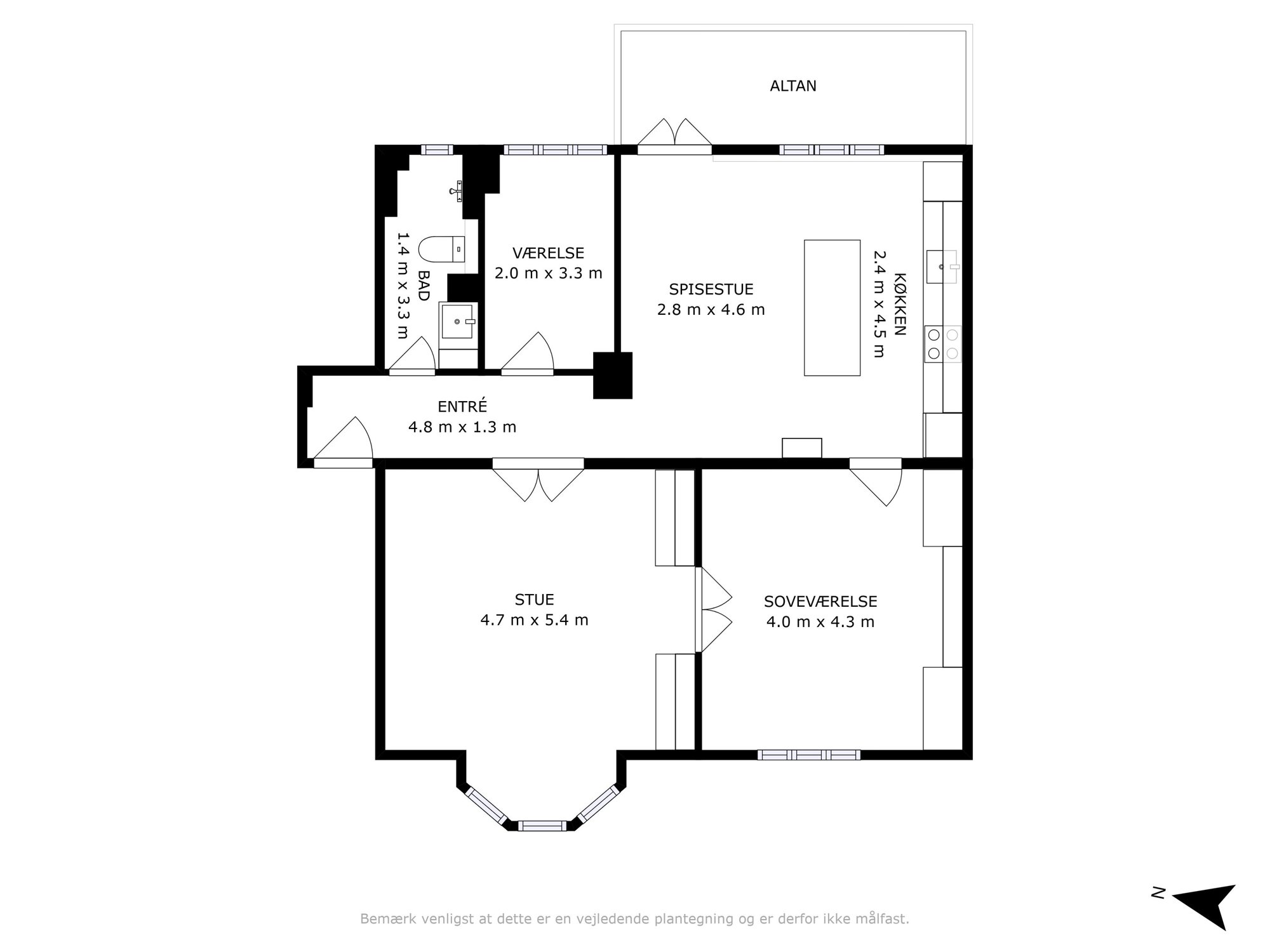 Silkeborggade 28, 2. th., 2100 København Ø