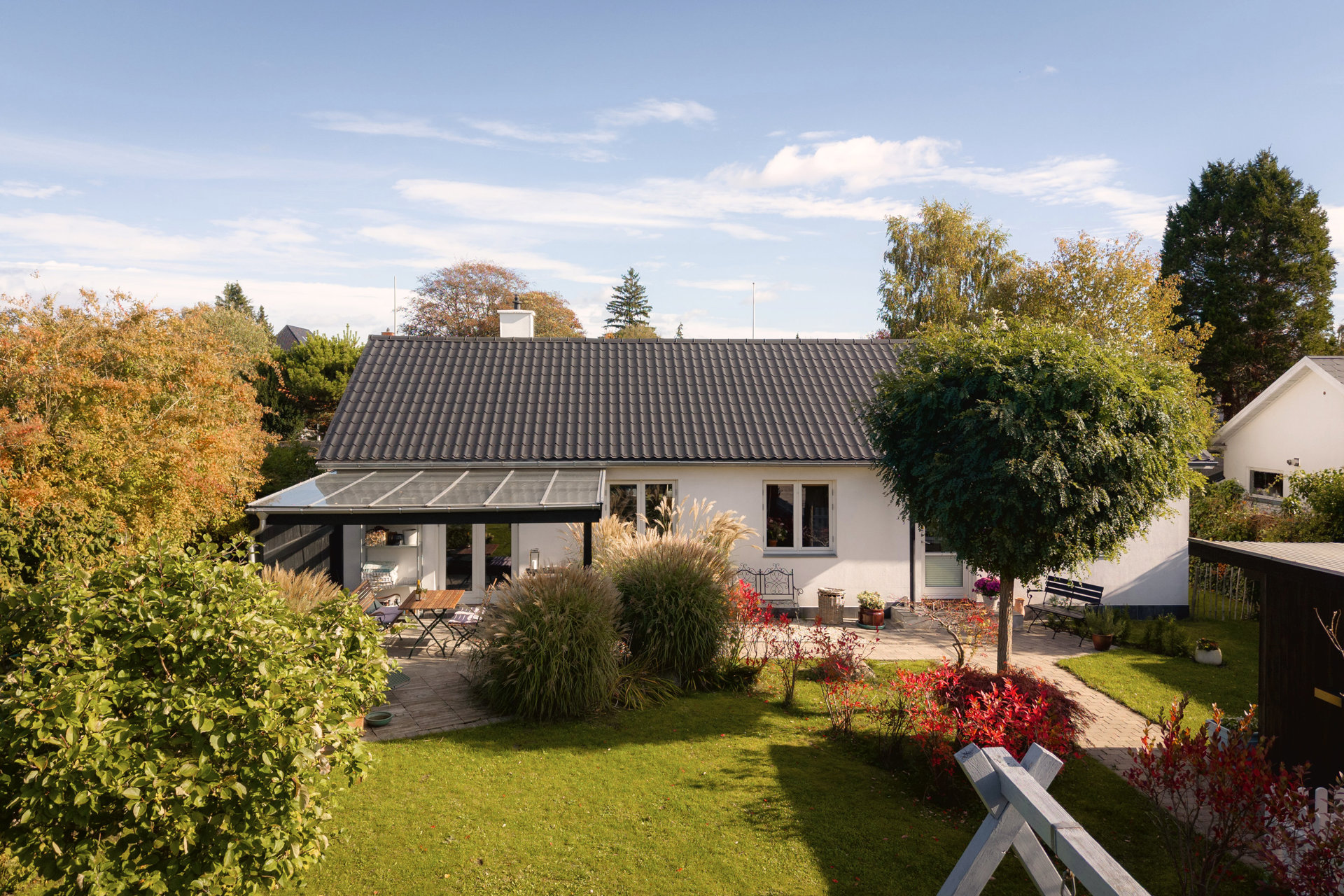 Villa med skøn beliggenhed på lukket villavej nær Bagsværd Sø